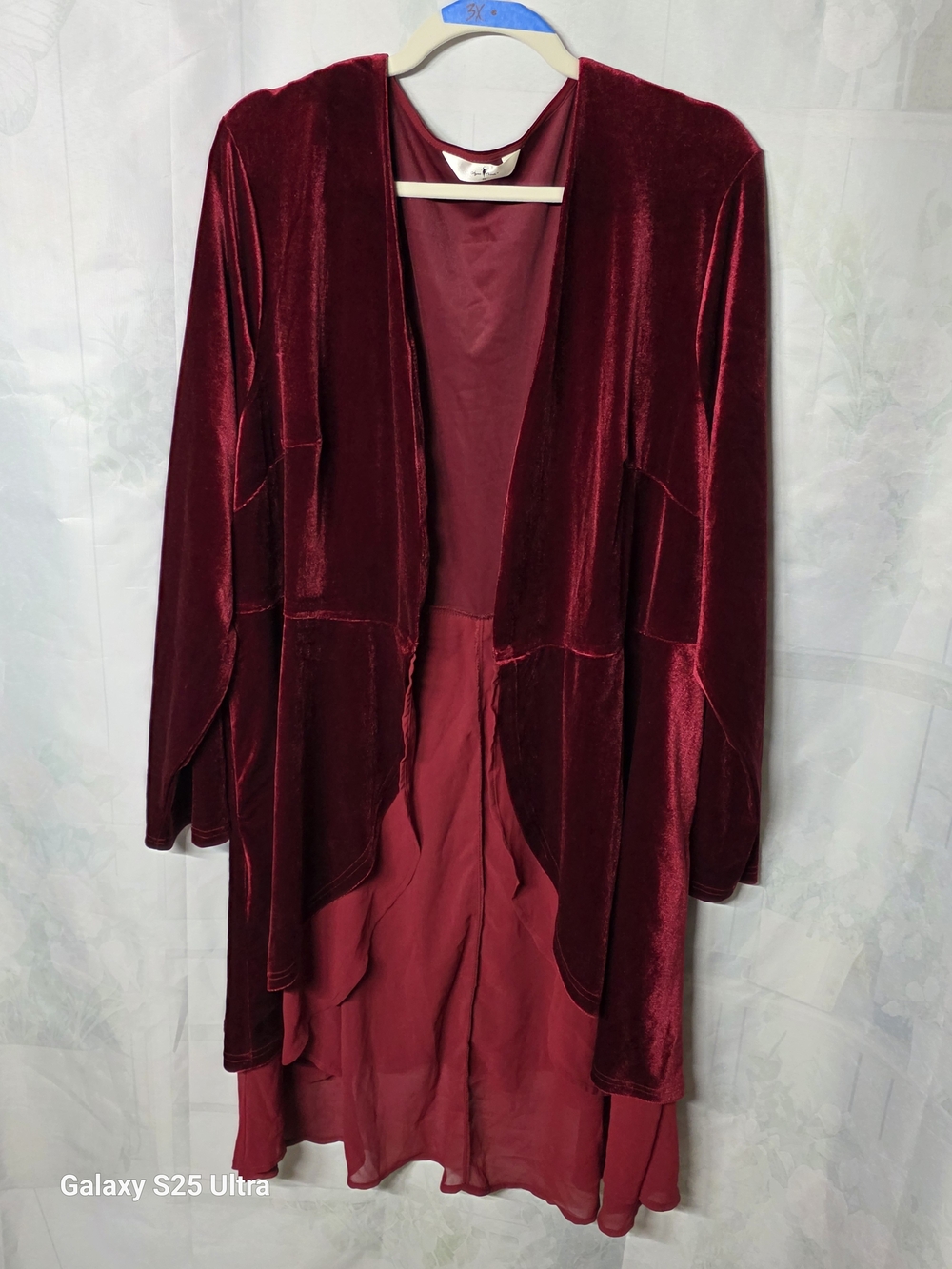 Agnes Orlinda Velvet Cardigan